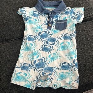 Burt’s Bees Baby crab onesie